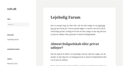 Desktop Screenshot of nvfc.dk