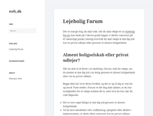 Tablet Screenshot of nvfc.dk